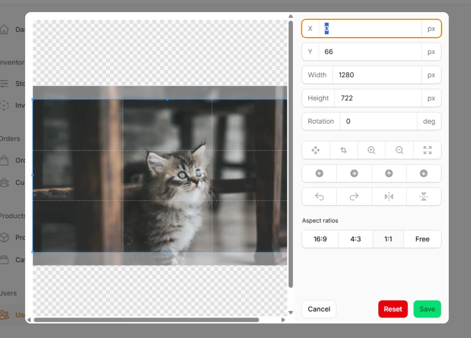 Image editor integration