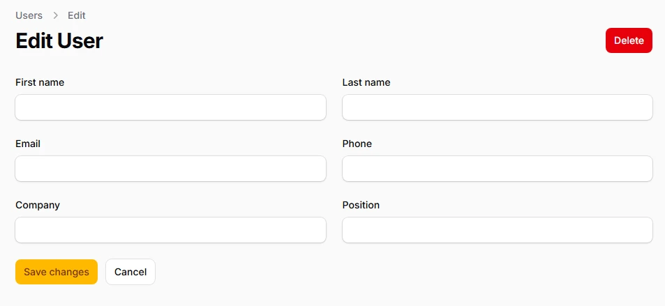 Basic responsive grid configuration