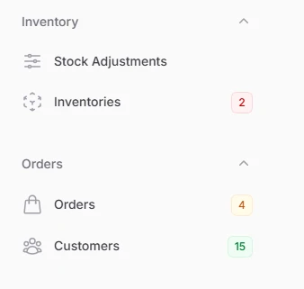 Status Badges with Contextual Colors