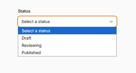 Basic options configuration