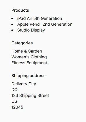 List formatting and display options