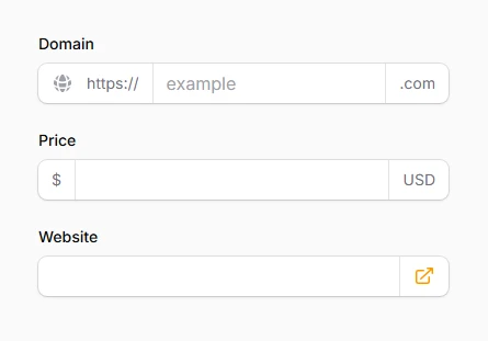 Prefix and suffix enhancement