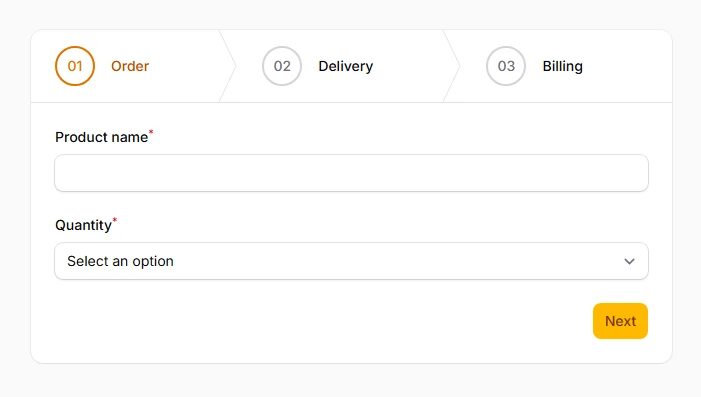 Basic Multi-step Form Setup
