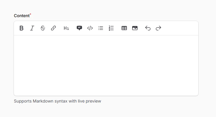 Rich Text Editors